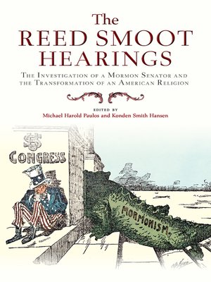 cover image of The Reed Smoot Hearings